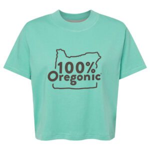 Green Crop Tee 100 Oregonic Tee-Shirt