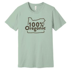 Light Green 100 percent Oregonic Tee Shirt